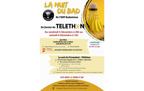 La nuit du Promobad &quot;pour le téléthon&quot;